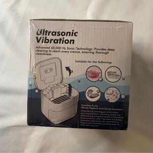 Ultrasonic Vibration Cleaner - White